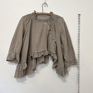 Magnolia Pearl Linen Shirt Jacket